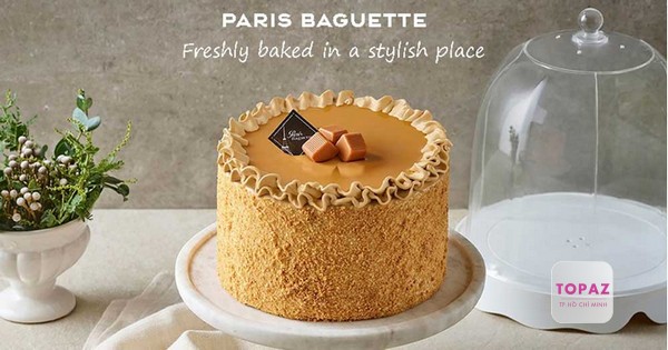 Paris Baguette Việt Nam nằm trong số các thương hiệu bánh kem tphcm hàng đầu