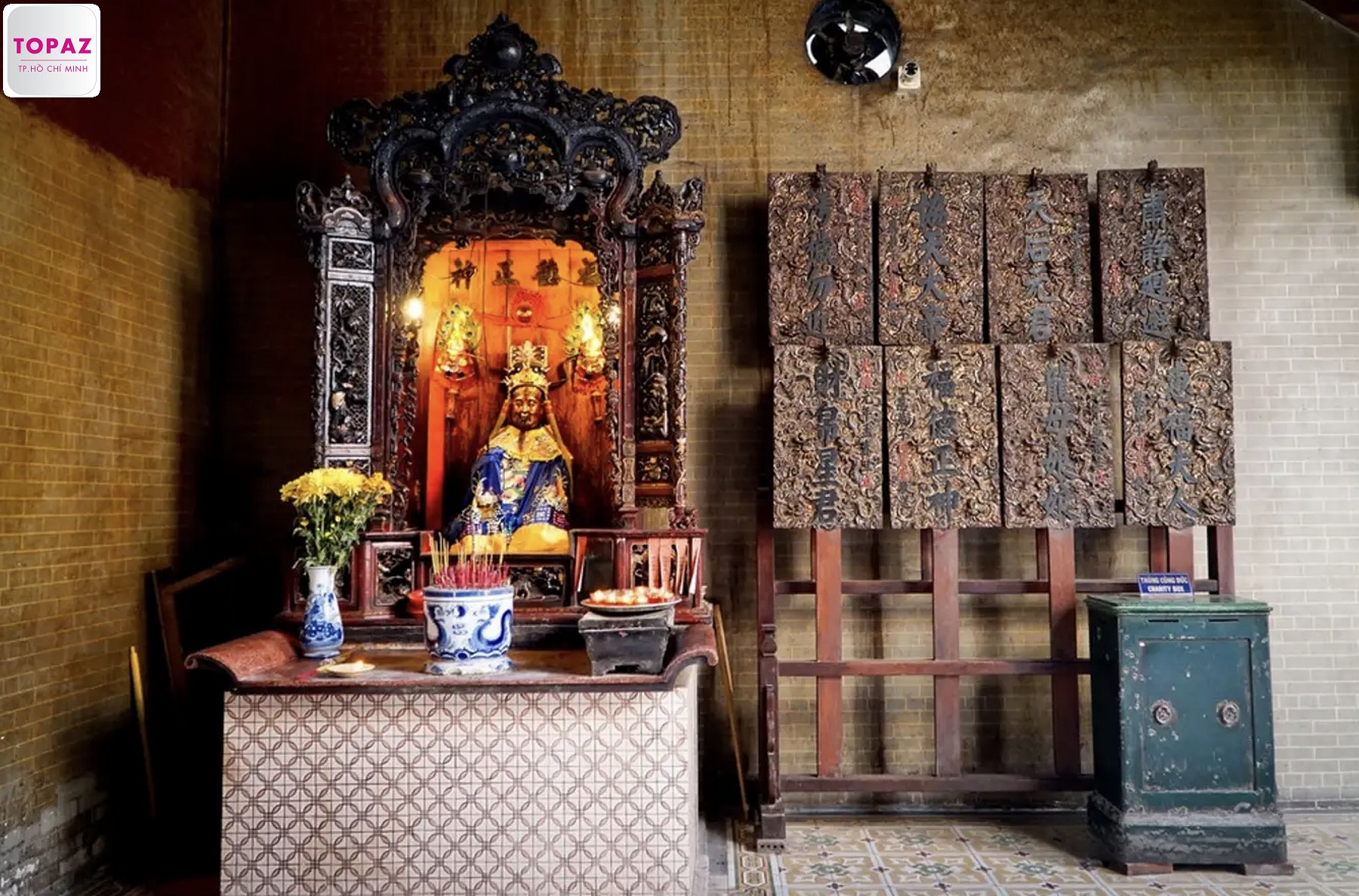 Những bảo vật quý được lưu giữ tại chùa bà Thiên Hậu 