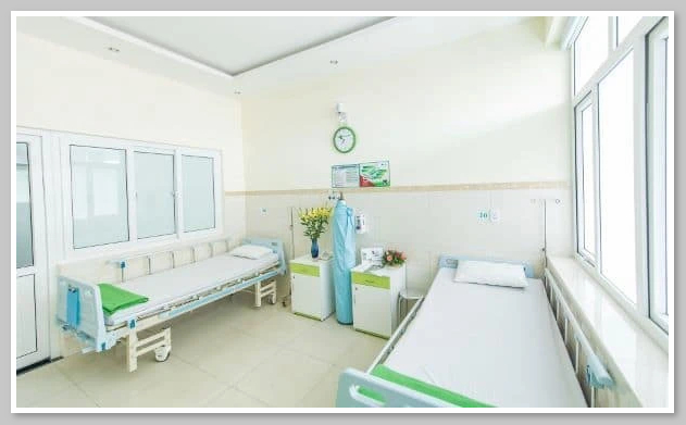 Khu vực phòng bệnh ở Bệnh viện Hoàn Mỹ được trang bị cơ sở vật chất hiện đại 