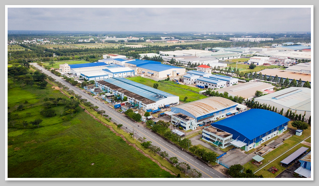 Toàn cảnh khu vực khu công nghiệp Tân Phú Trung