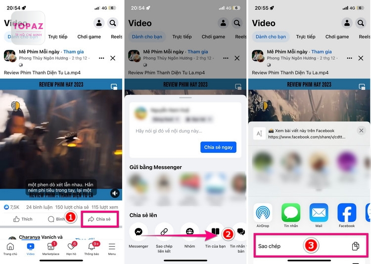 tải video Facebook về iPhone bằng Snapsave