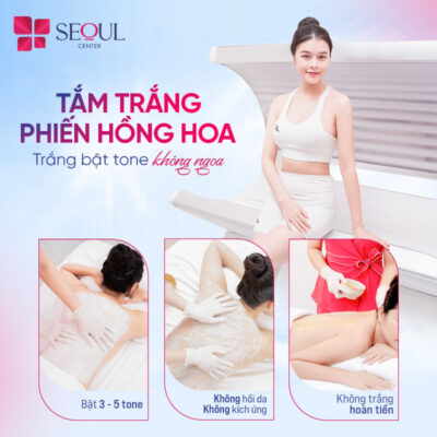 Seoul Center ứng dụng rất nhiều công nghệ tắm trắng hiện đại giúp khách hàng sở hữu làn da trắng tự  nhiên, khỏe khoắn