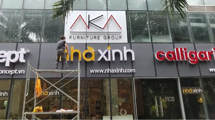 Đơn vị làm bảng hiệu giá rẻ