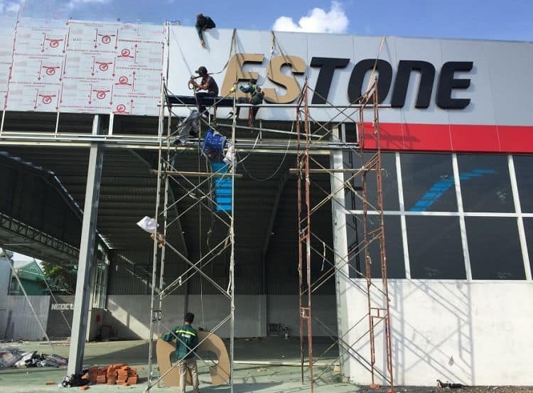 Đơn vị làm bảng hiệu giá rẻ