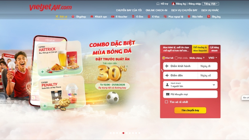 Săn vé máy bay Hà Nội Sài Gòn tiết kiệm